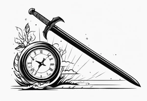About time travel and i also want sword tattoo idea