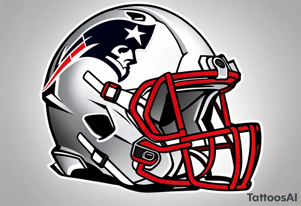 New England patriots Half arm sleeve tattoo idea