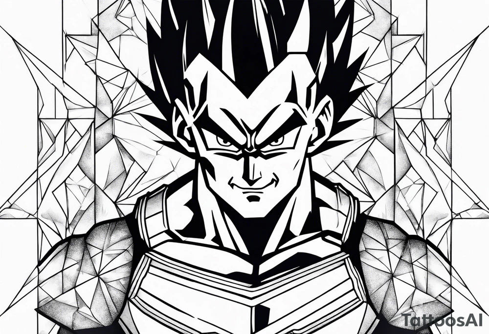 Vegeta tattoo idea