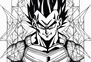 Vegeta tattoo idea