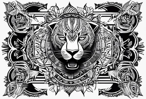 Wakanda patterns tattoo idea