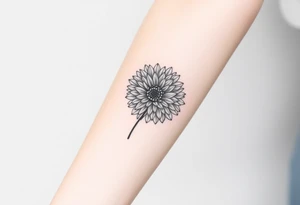 Chrysanthemum tattoo idea