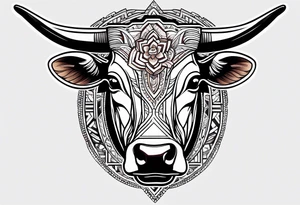 Texas longhorns and A&M aggies tattoo idea