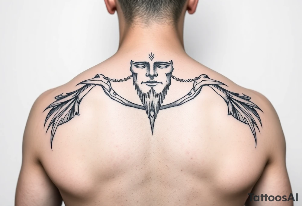 vitruvian man tattoo idea