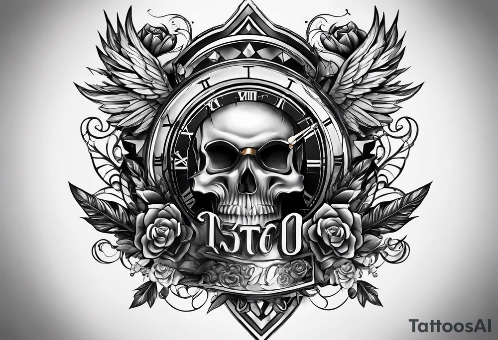 Position time tattoo idea