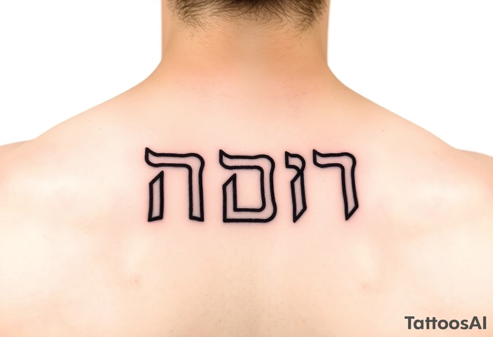 Hebrew letters for leora tattoo idea