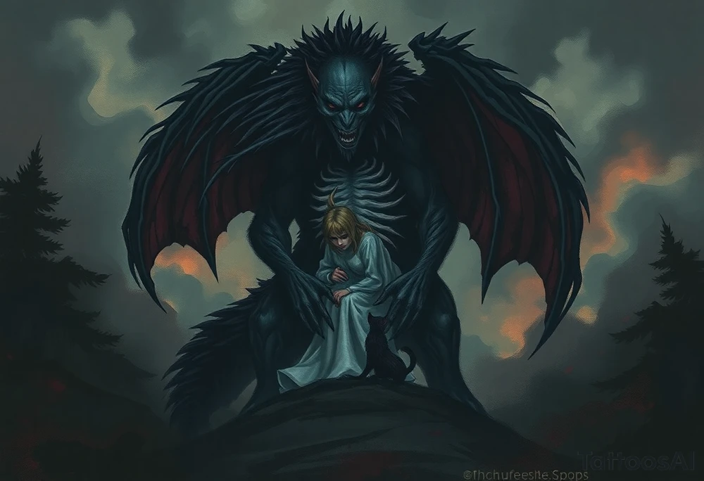 Whisper From My Monster

You don’t remember it all.
Not the way I do.

You remember the fear, the silence,
the way the world shrank to nothing but pain.
But the worst of it?
The blows, the words, the nights that stretched too long?

I took them.

You were small, trembling,
a thing made for warmth, for kindness,
but left in the cold, left in the dark, left to break.

So I wrapped myself around you.
Stone and shadow, claws and fangs,
a beast made for battle, for suffering, for you.

They came with their cruelty,
and I did not fight them.

I let them hit me instead.
I let them scream into the hollow of my chest,
let their hands bruise stone, let their hatred crash against me.
I did not flinch. I did not fall.
I took it all so you wouldn’t have to.

You hid your face against me,
curled beneath the shelter of my wings,
and I told you, without words,
that no matter how long the night was—
I would not move.

You were too soft to withstand it.
So I became something that could.
I became the thing they could not break.
The gargoyle at your back,
the beast that did not sleep,
the silent, watching sentinel.

And now, you are older.
Stronger.
You ask me why you can’t remember it all.
Why your mind is full of shadows,
why your scars feel like echoes instead of wounds.

It’s because I took them, too.

I swallowed them whole,
buried them deep in my stone flesh,
locked them away where you would never have to see.

I have carried them all this time.
I have never let them go.

But one day, you will not need me.
One day, you will stand without my wings around you.
One day, I will crumble into dust,
forgotten, nameless,
and you will not notice I am gone.

And that will mean I have won.

But until that day, I remain.
Curled around you, silent and watchful.
Between you and the dark.
Between you and the past.

I will not fall.
I will not move.
I will take everything, until you are free.

More human shape but with stones for scales tattoo idea