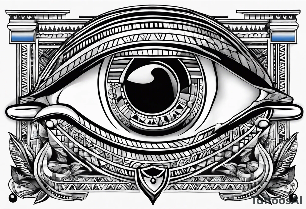 egyptian theme tattoo idea
