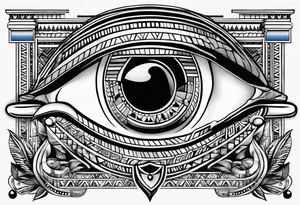 egyptian theme tattoo idea