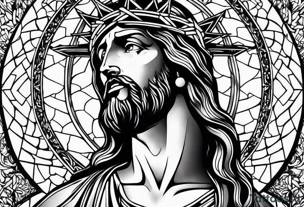 God jesus tattoo idea