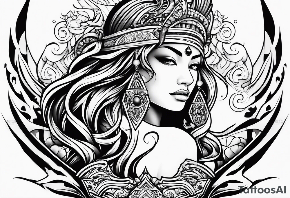 aquarius tribal tattoo tattoo idea