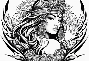 aquarius tribal tattoo tattoo idea