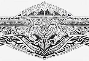 Hawaii tribal tattoo idea