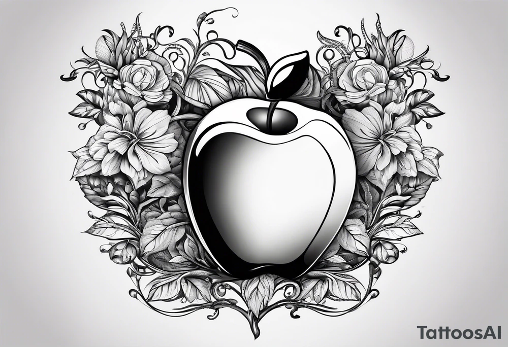 Apple tattoo idea
