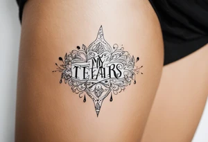 my tears ricochet tattoo idea