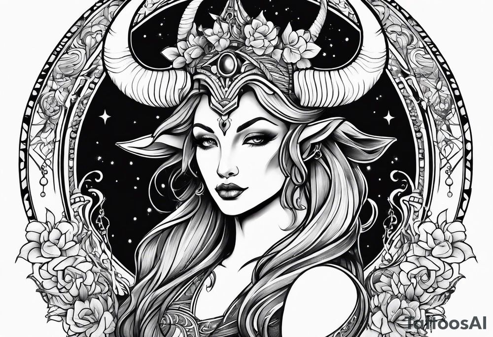Capricorn tattoo idea