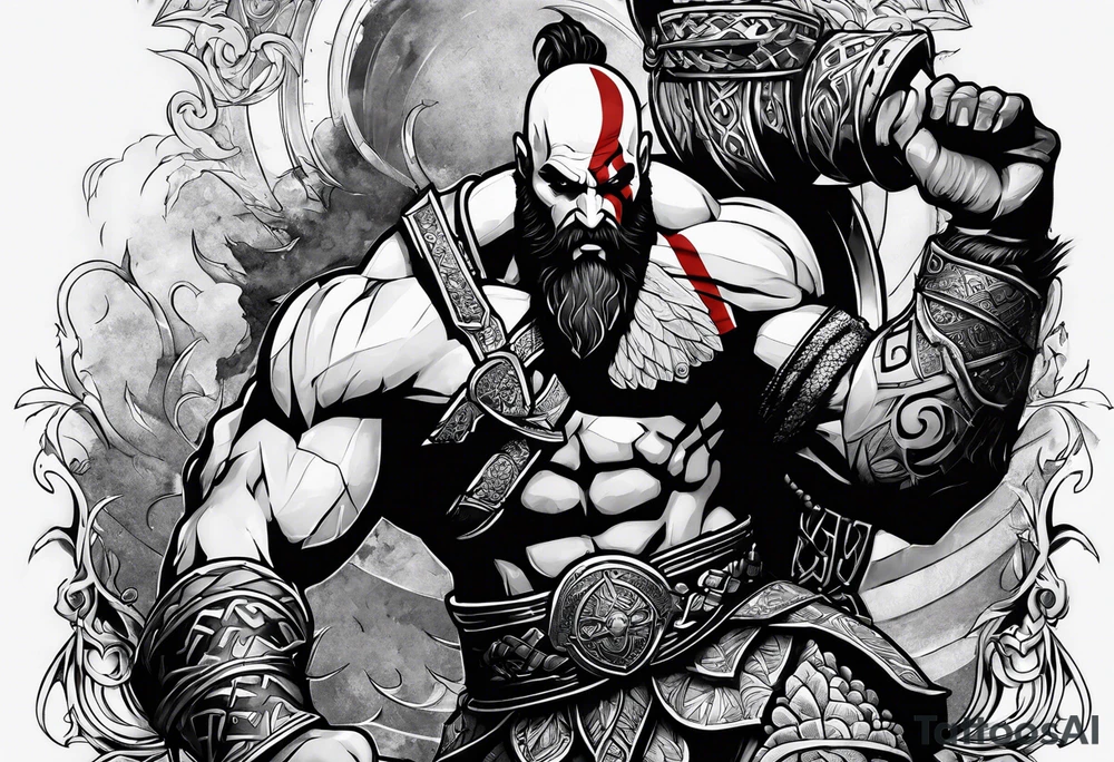god of war tattoo idea