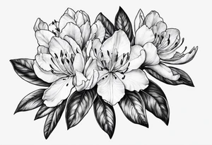 Rhododendron tattoo idea