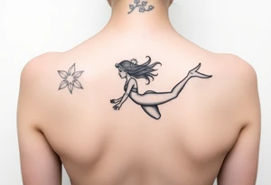 Freediver 
Woman tattoo idea