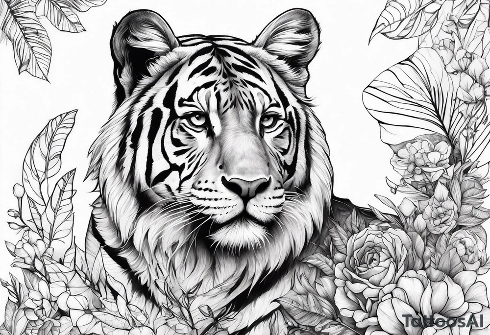 Animal cute tattoo idea