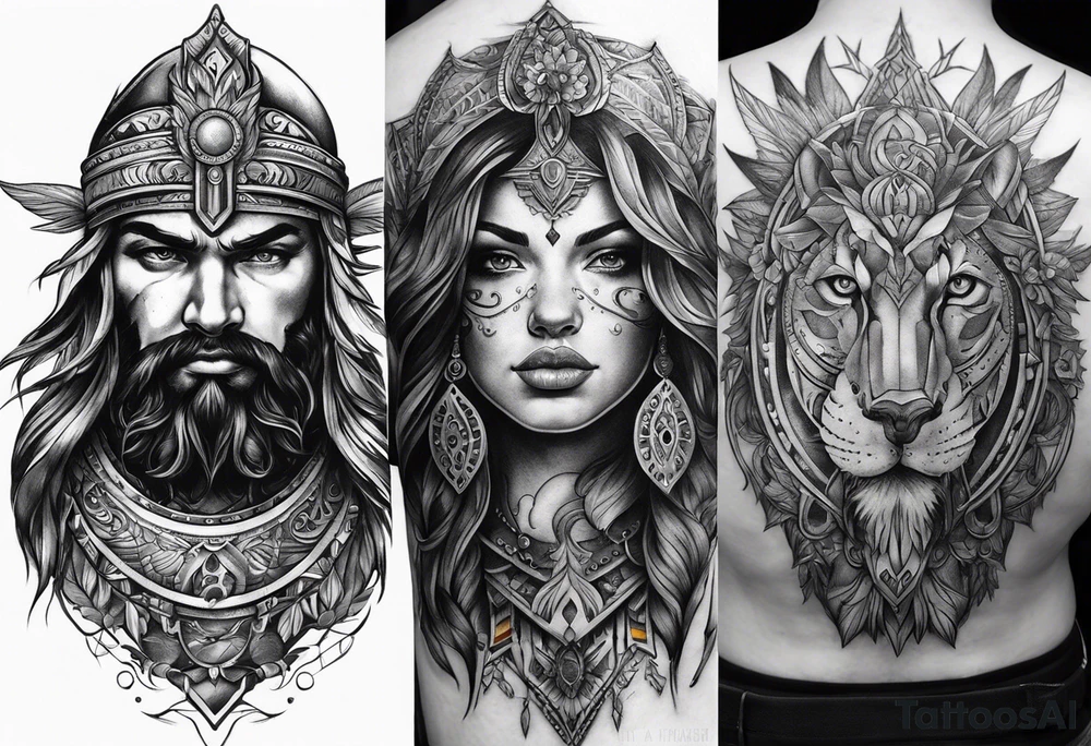 Os quatro cavaleiros do apocalipse juntos, descritos conforme a bíblia. tattoo idea