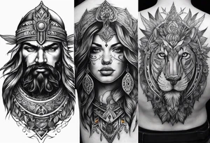 Os quatro cavaleiros do apocalipse juntos, descritos conforme a bíblia. tattoo idea