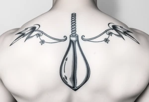 Hidden penis tattoo idea