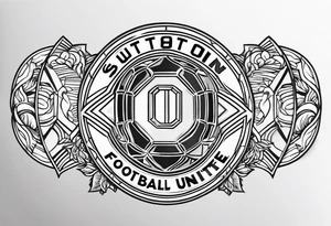 football, sutton united, aura tattoo idea