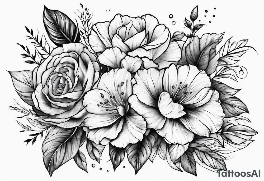 arm filler tattoo idea