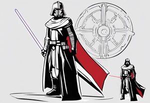 From the video game Star Wars: Knights of the Old Republic 2, “apathy is death” with Darth Sion tattoo idea