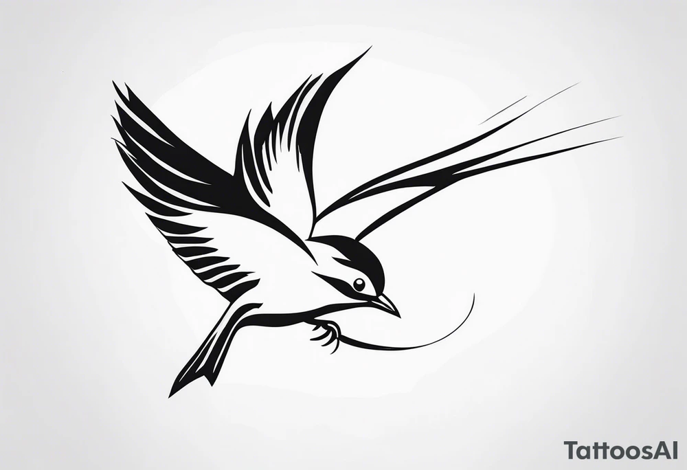 bird tattoo on ankle tattoo idea