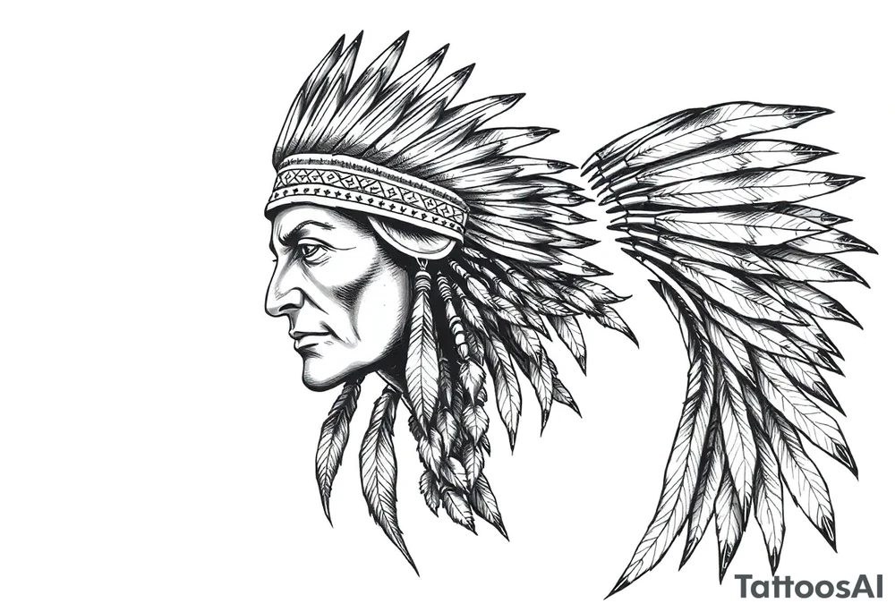 Native Americans celebrating tattoo idea