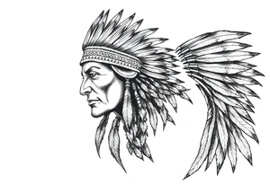 Native Americans celebrating tattoo idea