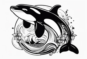 Orca tattoo idea