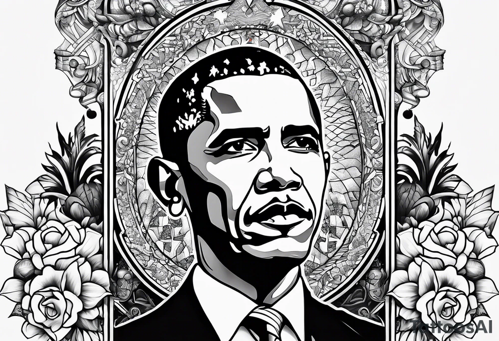 holy obama tattoo idea