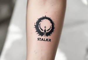 Logo from game called S.T.A.L.K.E.R tattoo idea