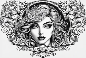 Steve lettering tattoo idea