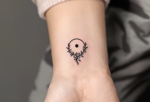 A single comma with a dot above it tattoo idea