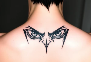 Itachi uchiha's eyes tattoo idea