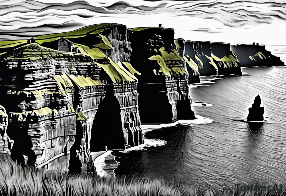 Cliffs of Moher tattoo idea