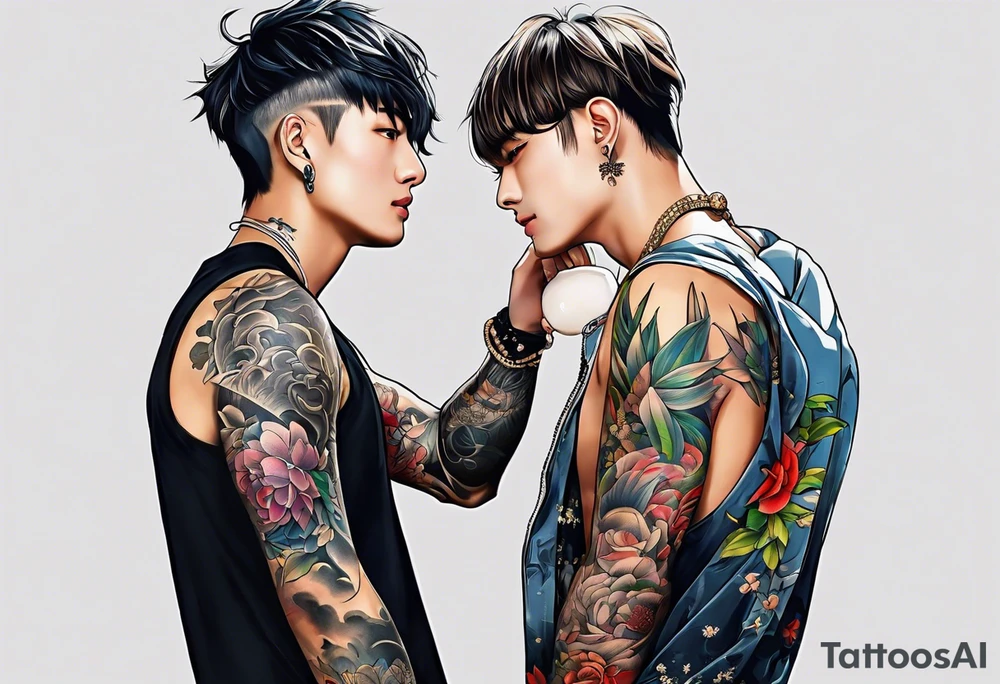 Taekook tattoo idea