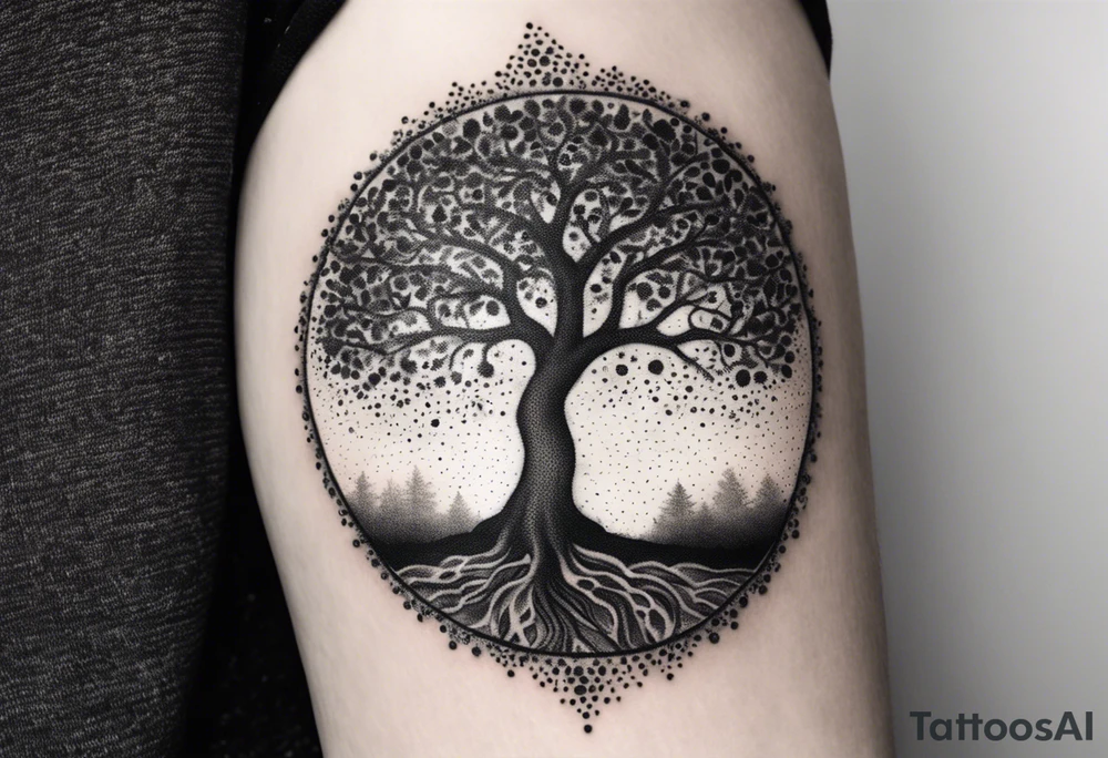 tree of life tattoo idea