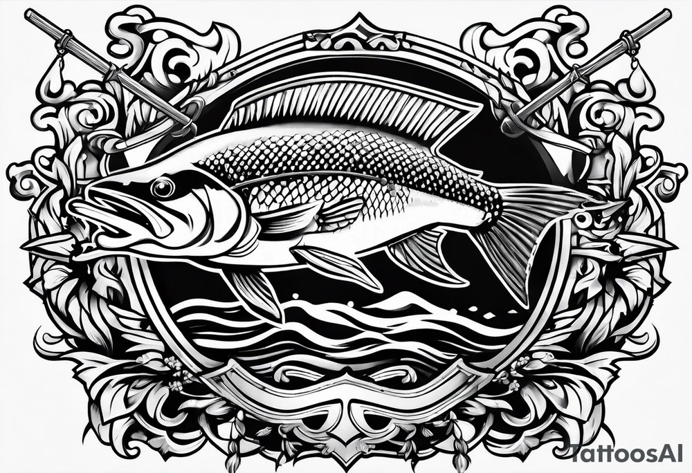 Patriot
Fishing tattoo idea