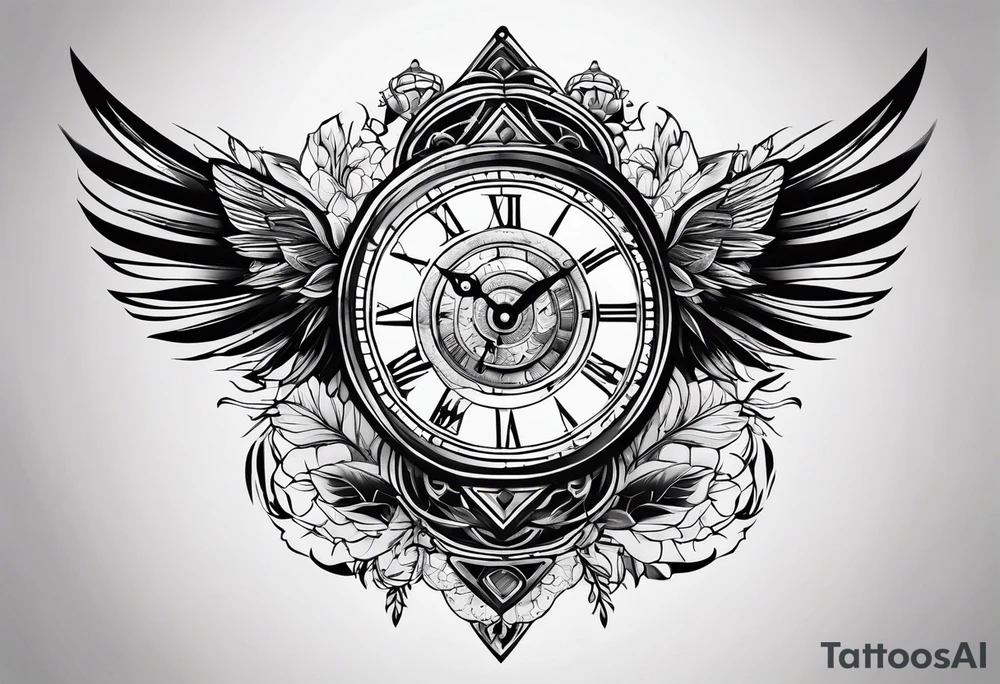 Tattoo which represent the flow of time tattoo idea