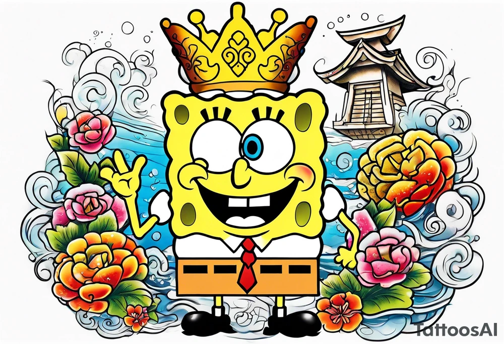 SpongeBob SquarePants tattoo idea
