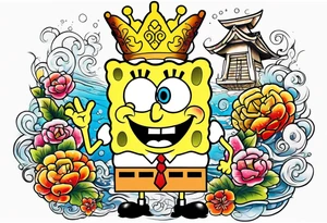 SpongeBob SquarePants tattoo idea