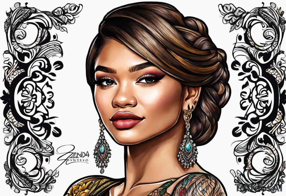 Zendaya is my daughters name tattoo idea