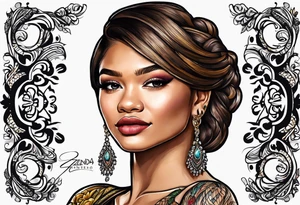 Zendaya is my daughters name tattoo idea