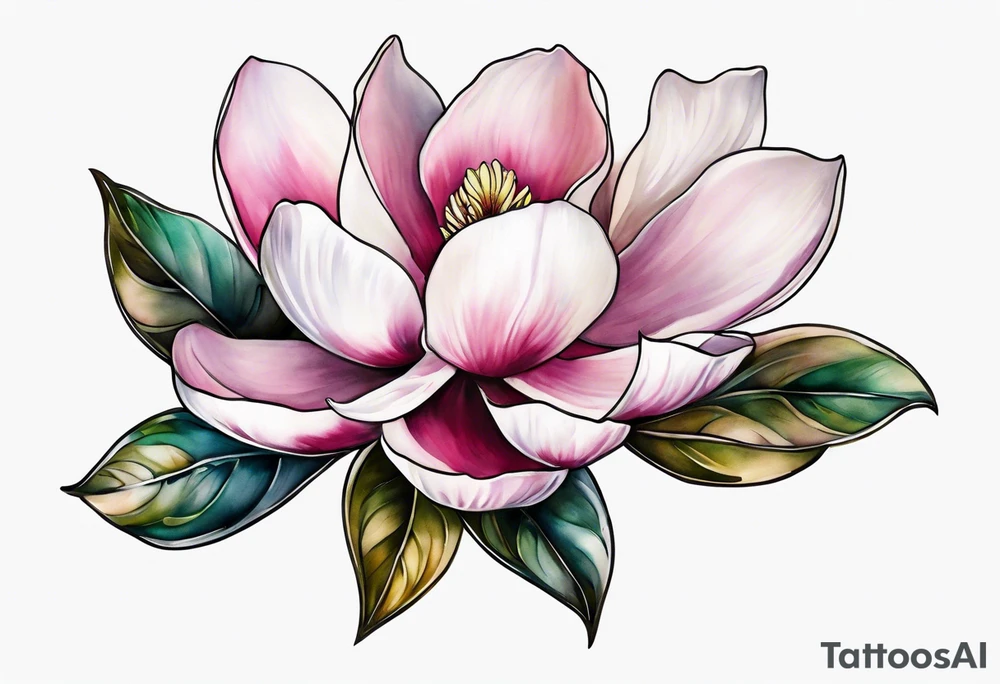 Magnolia tattoo idea