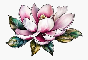 Magnolia tattoo idea